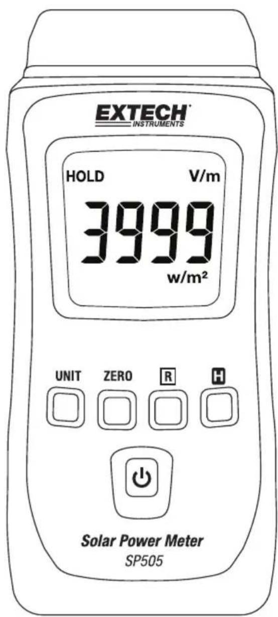 Extech SP505 - Compteur d'énergie solaire modèle SP505 - 1