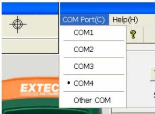 Extech HD450 - Établir une connexion - 3