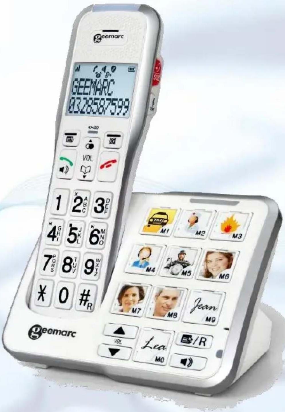 GEEMARC AmpliDect 595 Photo - Téléphone amplifié avec répondeur - 1