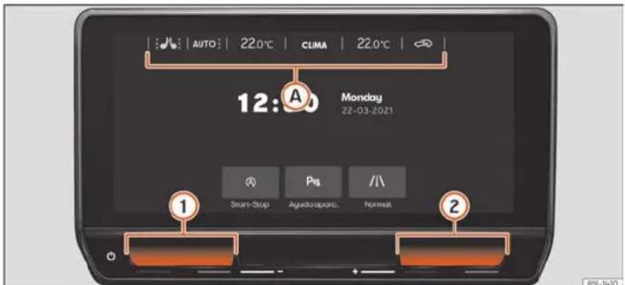 SEAT León (2022) - Commandes du climatronic - 1