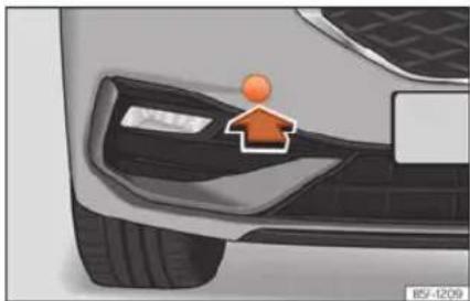 SEAT León (2022) - Œillet de remorquage avant - 1