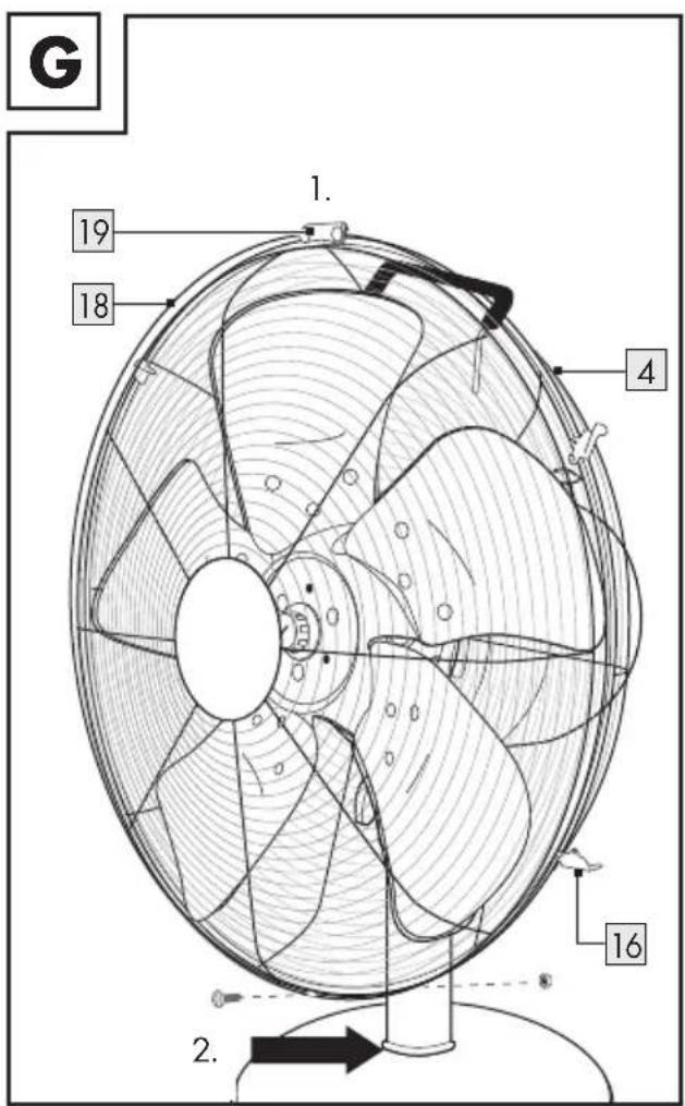 SILVERCREST STVM 30 B2 - STOLOVY VENTILATOR - 6