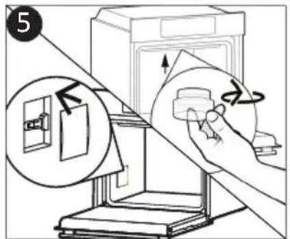 HOOVER HOVEN 300 HOC3158IN - Changing the Bulb (A seconda del modello del forno.) - 5