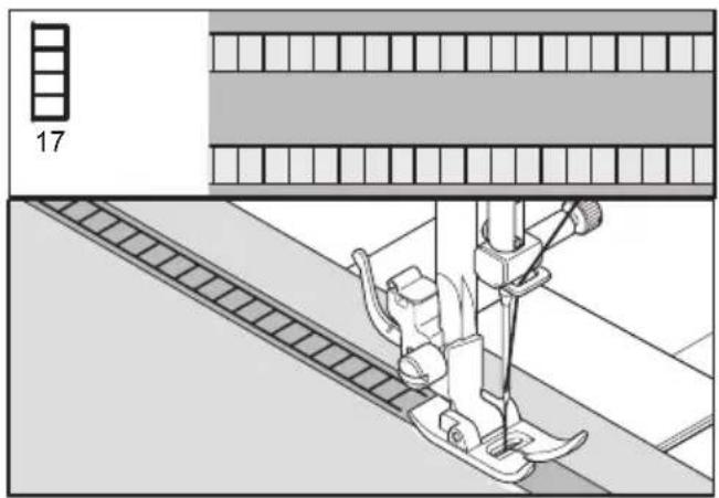 SINGER C5200 - Remarque: en fonction du poids du tissu, une légère mise au point fine de la tension peut être nécessaire. - 12