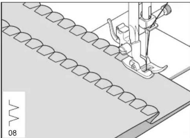 SINGER C5200 - Remarque: en fonction du poids du tissu, une légère mise au point fine de la tension peut être nécessaire. - 4