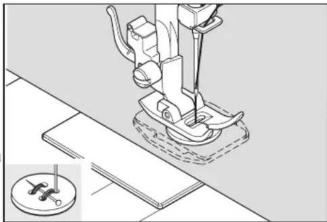 SINGER C5200 - Remarque: en fonction du poids du tissu, une légère mise au point fine de la tension peut être nécessaire. - 7