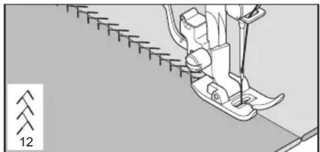 SINGER C5200 - Remarque: en fonction du poids du tissu, une légère mise au point fine de la tension peut être nécessaire. - 9