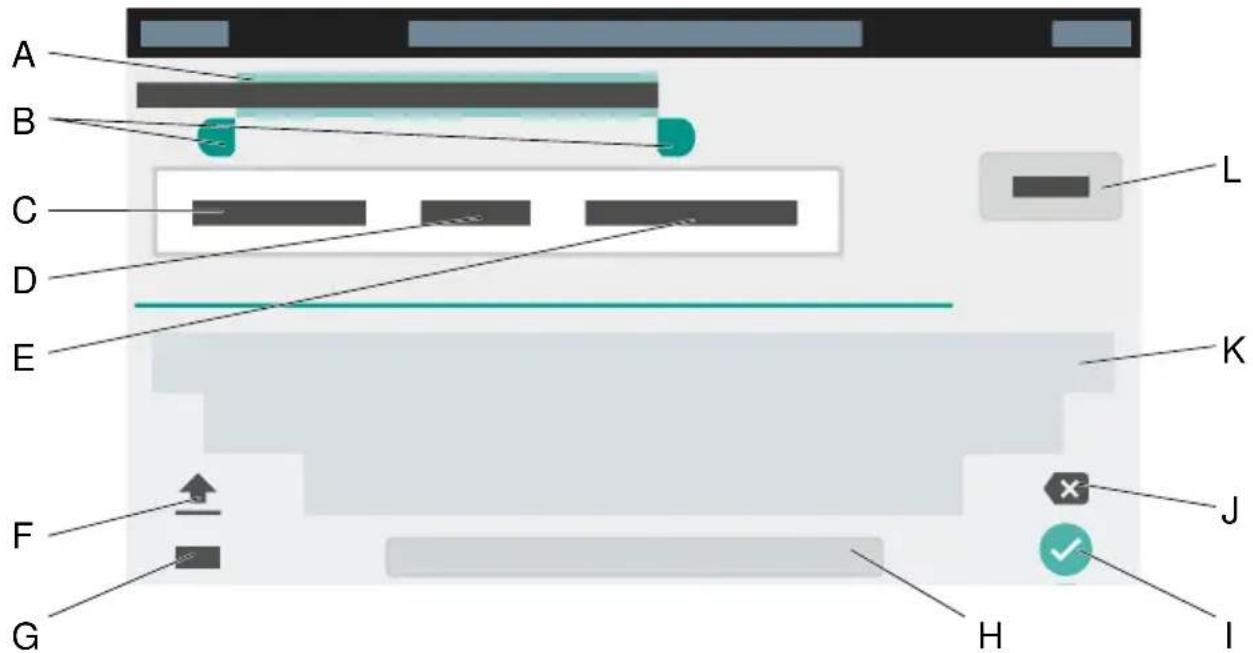 Auerswald COMfortel D600 - Clavier virtuel - 1