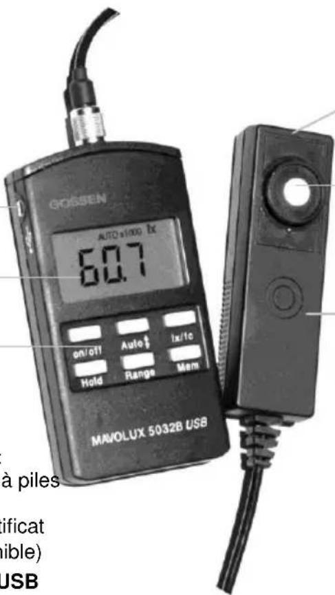 Gossen MAVOLUX 5032 B USB - GOSSEN - 2