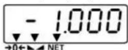 Kern WTB 1K4N - Tarieren - 4