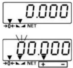 0.000 →0←→ NET 00.000 →0←→ NET + -
