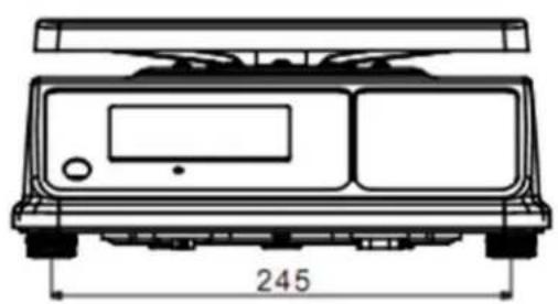 Kern WTB 3K4N - Abmessungen - 3