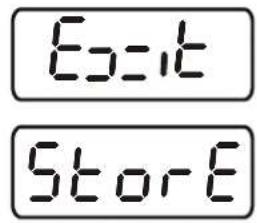 Kern EMS 6K0.1 - Save/reject and exit the menu - 2