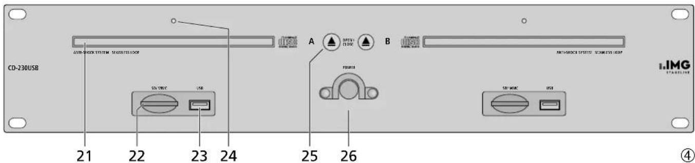 IMG STAGE LINE CD230USB - 1