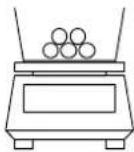 Kern EW 22002NM - Symbole affiché: PCS - 10