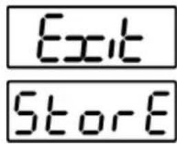 Kern 44035N - Mémoriser / quitter et quitter le menu - 2