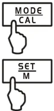 MODE CAL SET M
