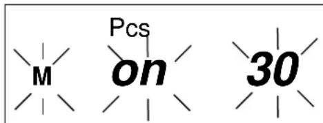 Kern EW 2203NM - Anzeigesymbol:PCS - 3