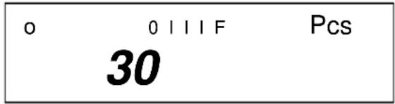 Kern EW 2203NM - Anzeigesymbol:PCS - 7