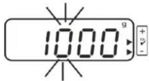1000g +/-