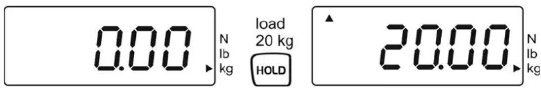Kern HCB 20K10 - Fonction data-hold - 1