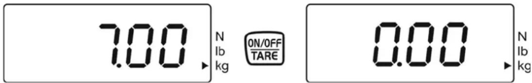 Kern HCB 20K10 - Tarieren - 1
