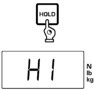 Kern CH 50K100 - Call function menu - 1