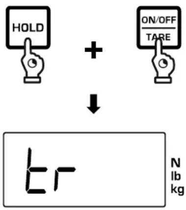 Kern CH 50K100 - Appeler le menu de configuration - 2