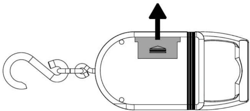 Kern CH 50K100 - Insérer les piles : - 1