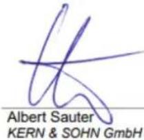 Kern CH 50K100 - UKCA-Konformitätserklarung | UKCA Declaration of Conformity - 1