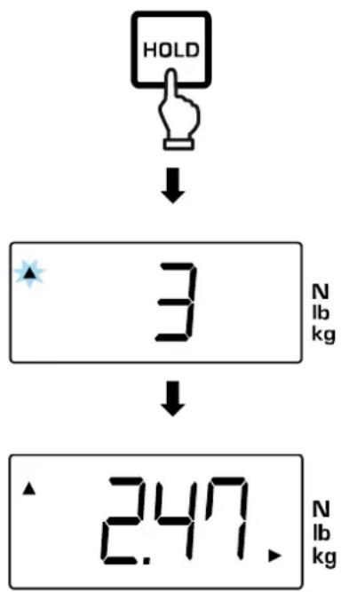 Kern CH 50K100 - Animal weighing function - 3