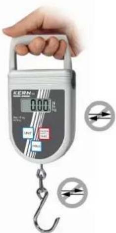 Kern CH 50K100 - Waage beladen: - 2