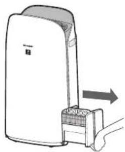 SHARP UAKCP100E - Remlissage du BAC d'humidification - 1
