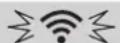 SHARP UAKCP100E - Wskaznik Wi-Fi pulsuje powoli - 1