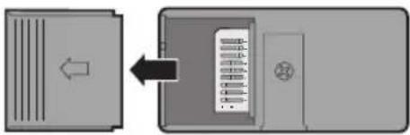 LIFT-MASTER 53LM - Locate the dip switches on your remote control - 1