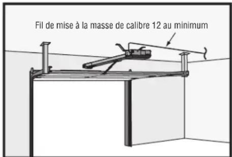 LIFT-MASTER HCT08 - Étape 6 câblage d'alimentation - 1