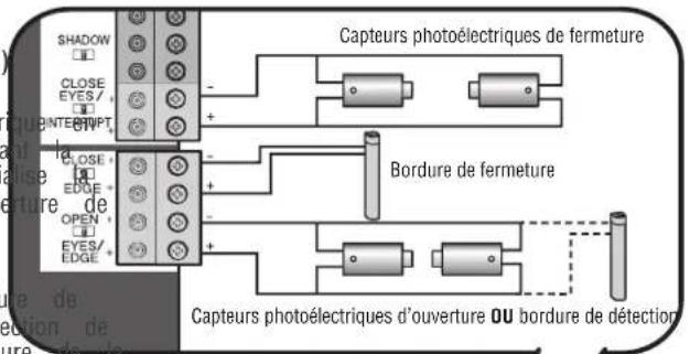 LIFT-MASTER HCT08 - OPEN Eyes/EDGE (capteurs/bordure d'ouverture) - 1
