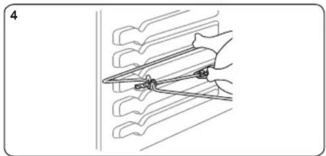 WINIA WKBEU6RC - Grille pour lèchefrites - 6