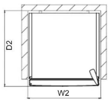 WINIA WRNU355S - Dimensions - 3