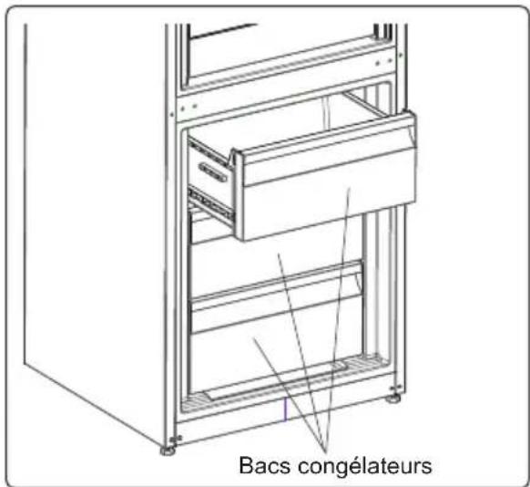 WINIA WRNU355S - Le bac congélateur - 1