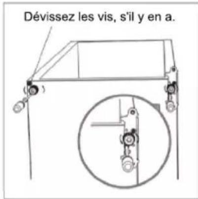 WINIA WFDH25NW - Inversion du sens d'ouverture des portes - 6