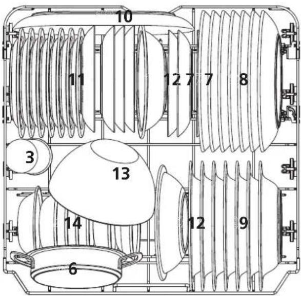 WINIA WMW14M2SI - Panier du bas : - 1
