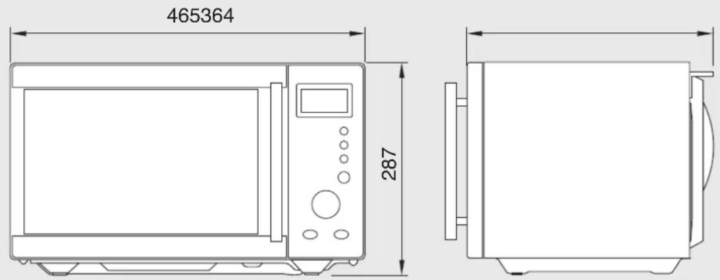 WINIA WKOR8B4R - Spécifications - 1