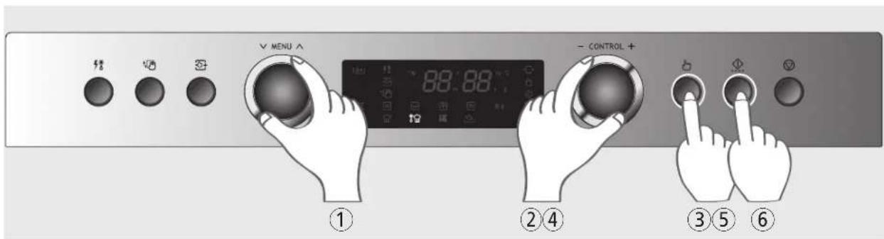 WINIA WKOC1C0KBSTM - Diagramme des menus de cuisson auto - 1