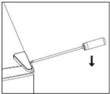 WINIA WRDH27NW - Inversion du sens d'ouverture des portes - 1