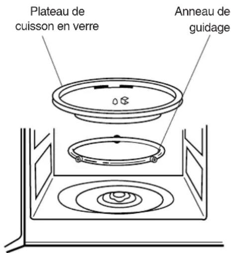 WINIA WKOR8BUB - Plateau de cuisson en VERRE - 1