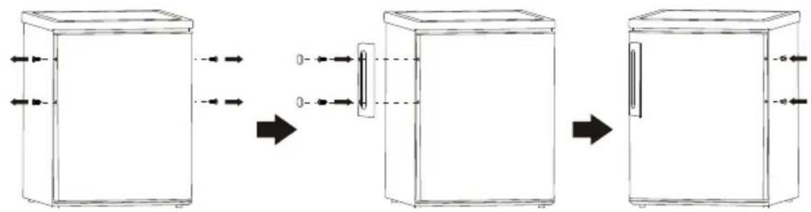 WINIA WRNH3359CS - INSTALLER LA POIGNEE EXTERIEURE (si une poignee exterieure est presente) - 1
