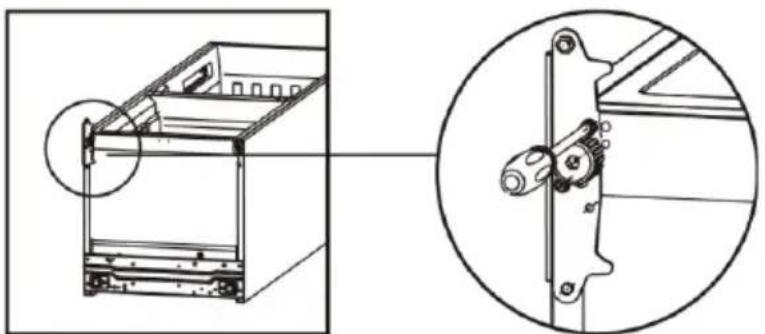 WINIA WRNH295W - Inversion du sens d'ouverture des portes - 7