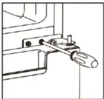 WINIA WRNH295W - Inversion du sens d'ouverture des portes - 4