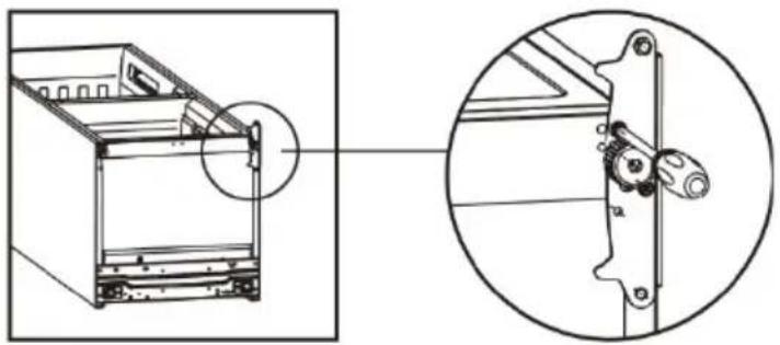 WINIA WRNH295W - Inversion du sens d'ouverture des portes - 5